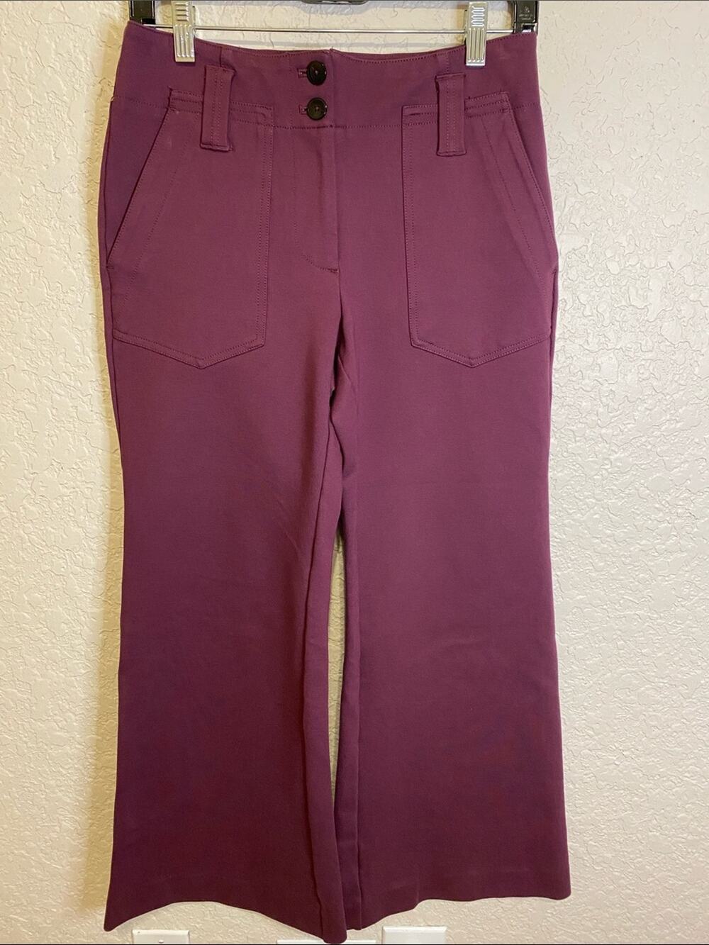 Anthropologie Maeve Plum Naomi Pants Size 4P